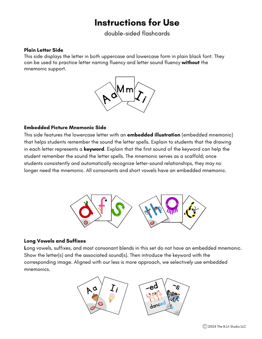 B.Lit Basics Crack the Code Flashcards
